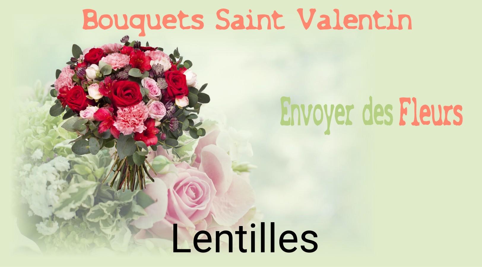 Roses de Saint-Valentin livrées à Lentilles